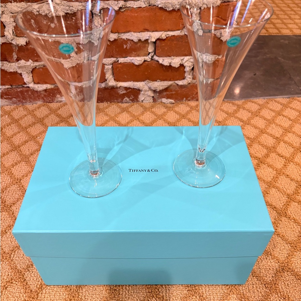 NWT Tiffany & Co. Crystal Glassware with Box